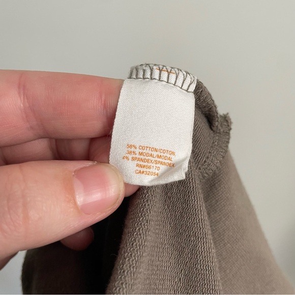 Anthropologie Saturday Sunday Olive Brown Tie Front Cardigan Jacket Sweater - Picture 7 of 9